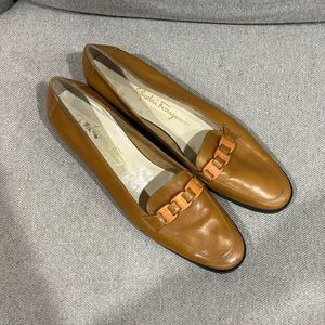Salvatore Ferragamo Nicolina Dattero Calf Loafers